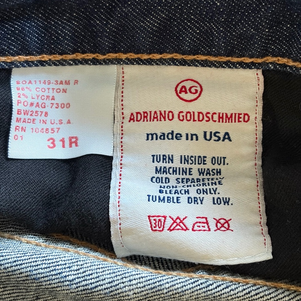 Vintage AG Adriano Goldschmied Boot Cropped Jeans - Picture 6 of 6